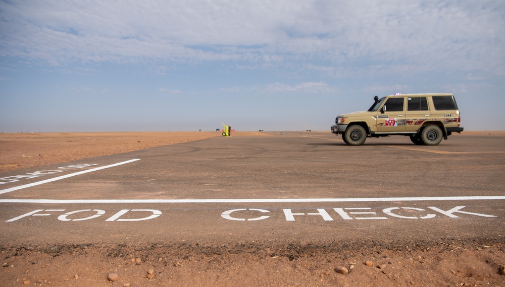 Safe airfield enables flight operations at AB 201