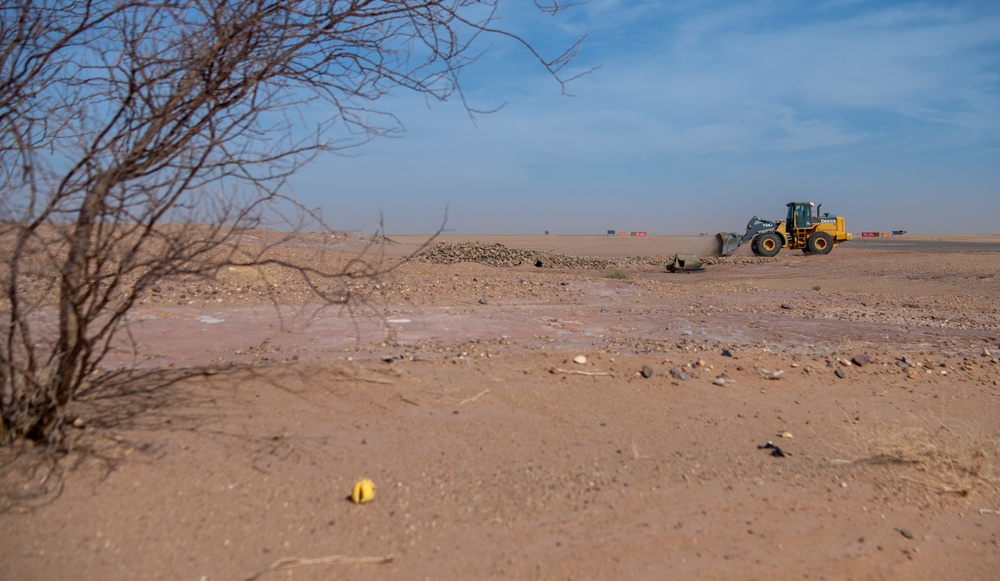 Safe airfield enables flight operations at AB 201