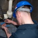 USS Ronald Reagan (CVN 76) Sailors renovate a bathroom