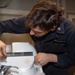 USS Ronald Reagan (CVN 76) Sailors renovate a bathroom