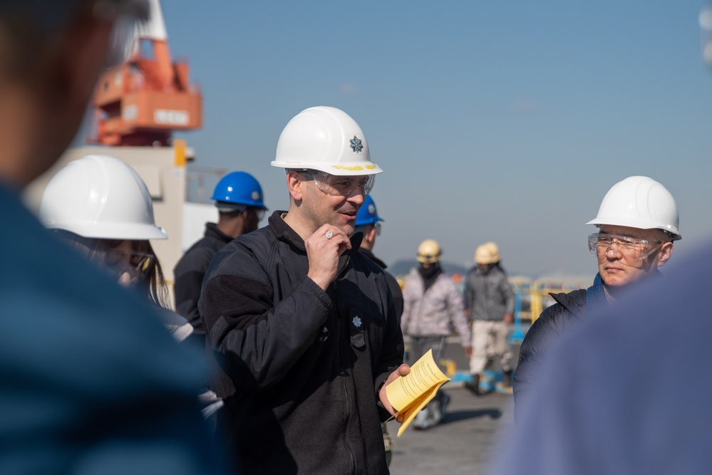 USS Ronald Reagan (CVN 76) hosts tour for Buddhist monks