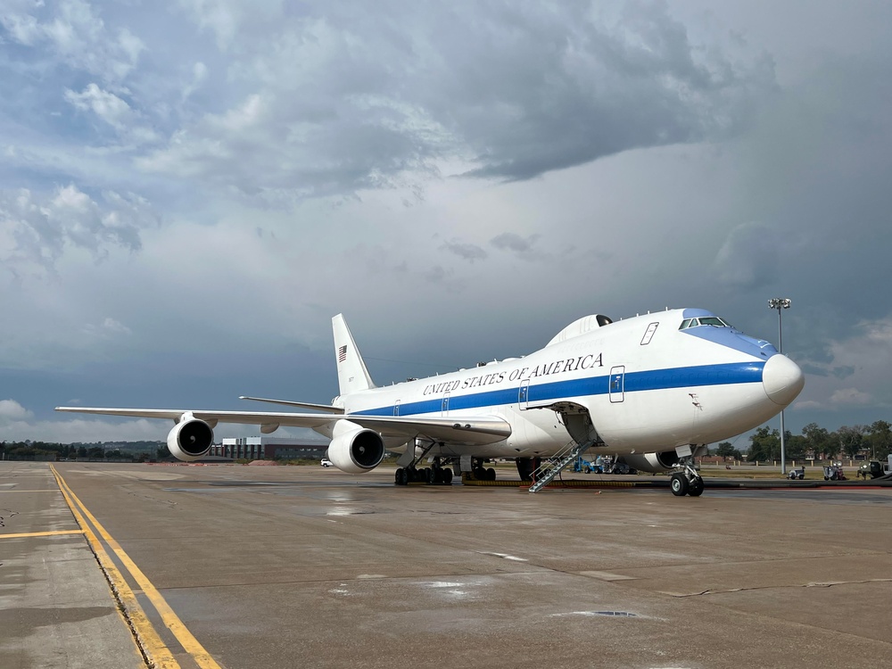 E-4B Sits alert on Offutt Air Force Base