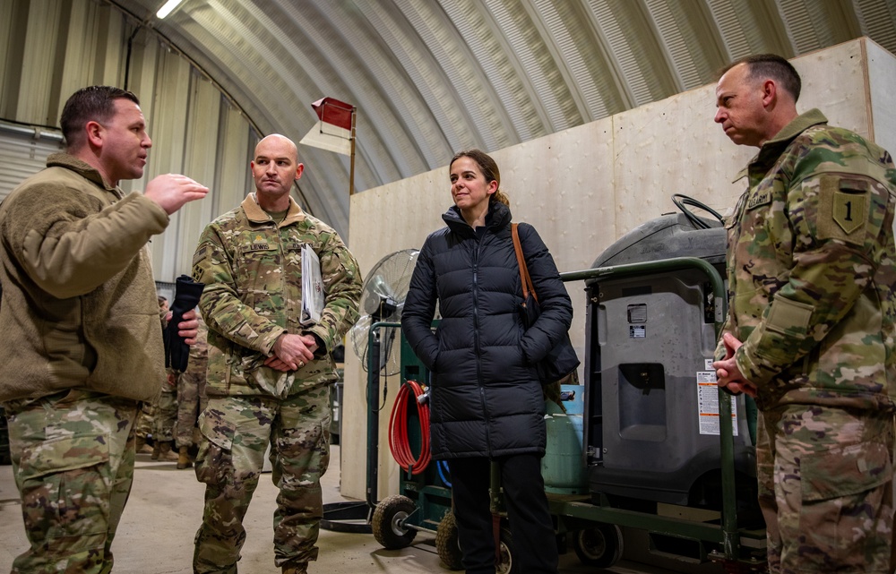 Task Force 82 host senior DoD official at Mihail Kogalniceanu Air Base