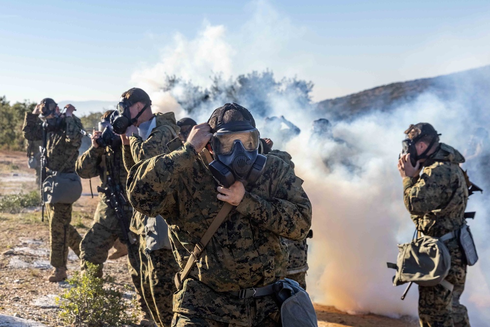 GAS GAS GAS: 26 MEU(SOC) Marines Receive CBRN Training