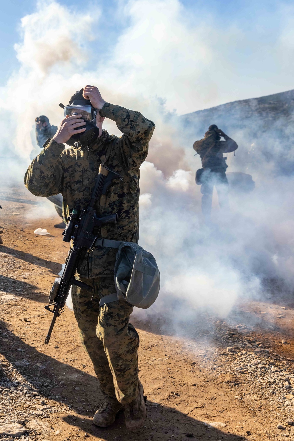 GAS GAS GAS: 26 MEU(SOC) Marines Receive CBRN Training