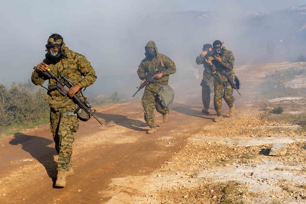 GAS GAS GAS: 26 MEU(SOC) Marines Receive CBRN Training