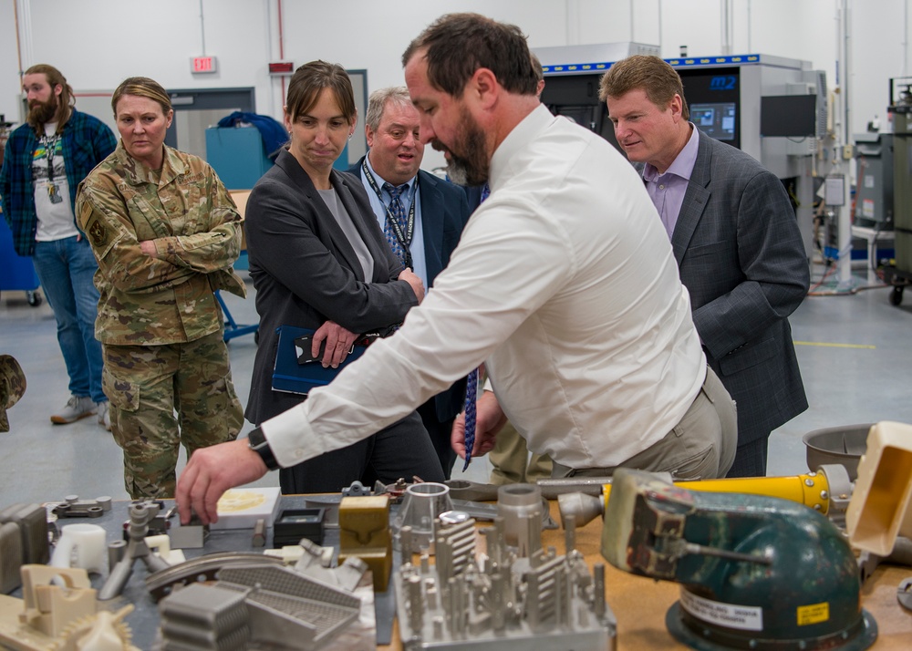 Lily Arcusa visits Tinker Air Force Base