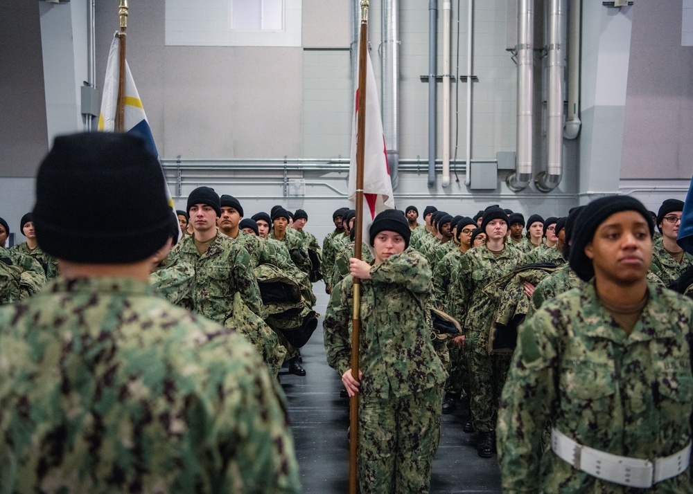 Sponsored Division Trains At Recruit Training Command