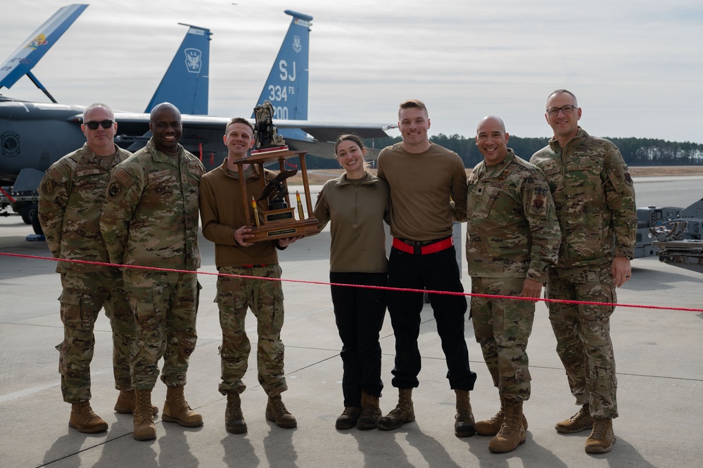 4th FW holds quarterly load crew and dedicated eagle keeper competitions