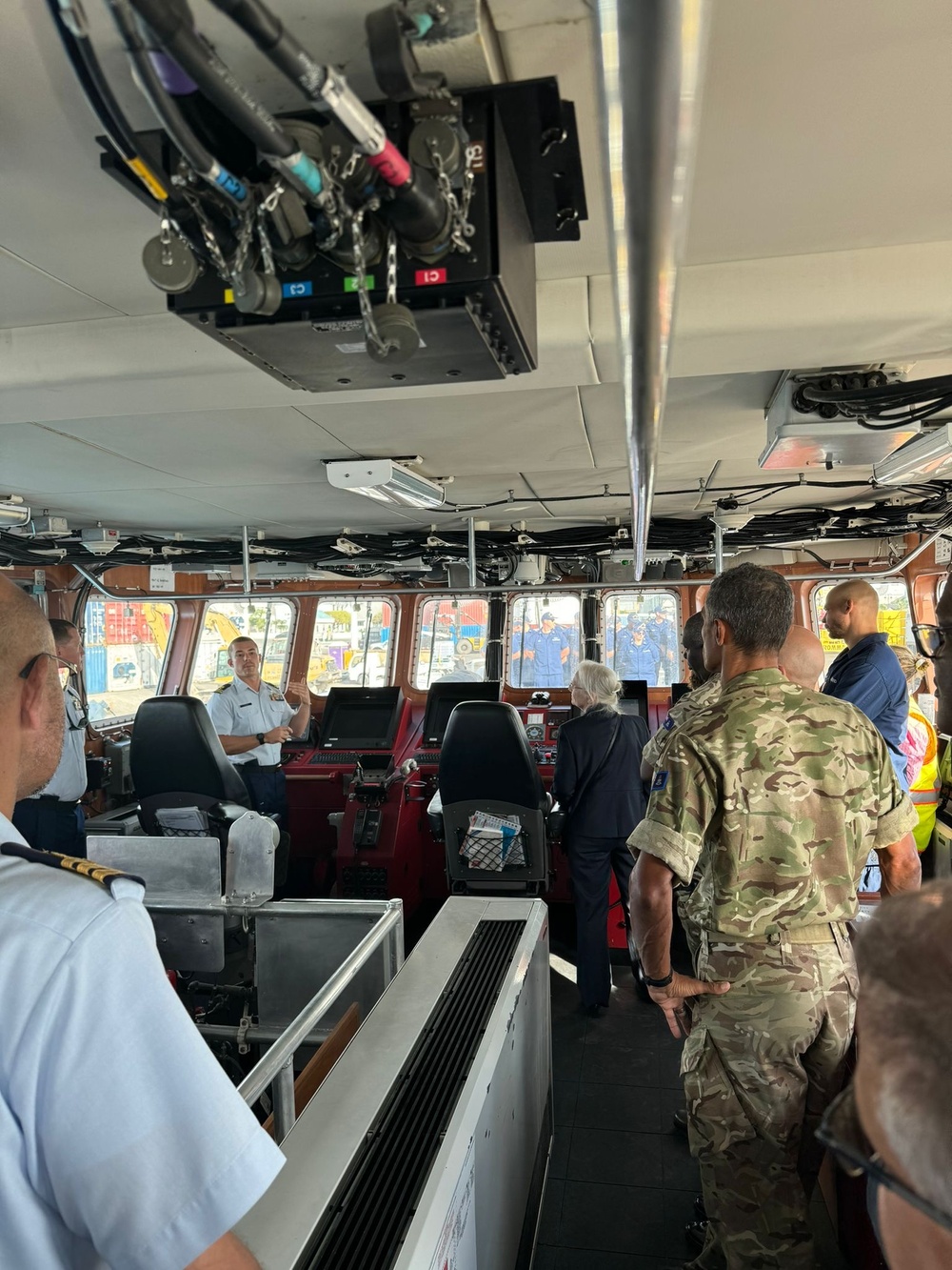 U.S. Coast Guard Cutter Isaac Mayo crew conducts engagements with Cayman Islands Coast Guard