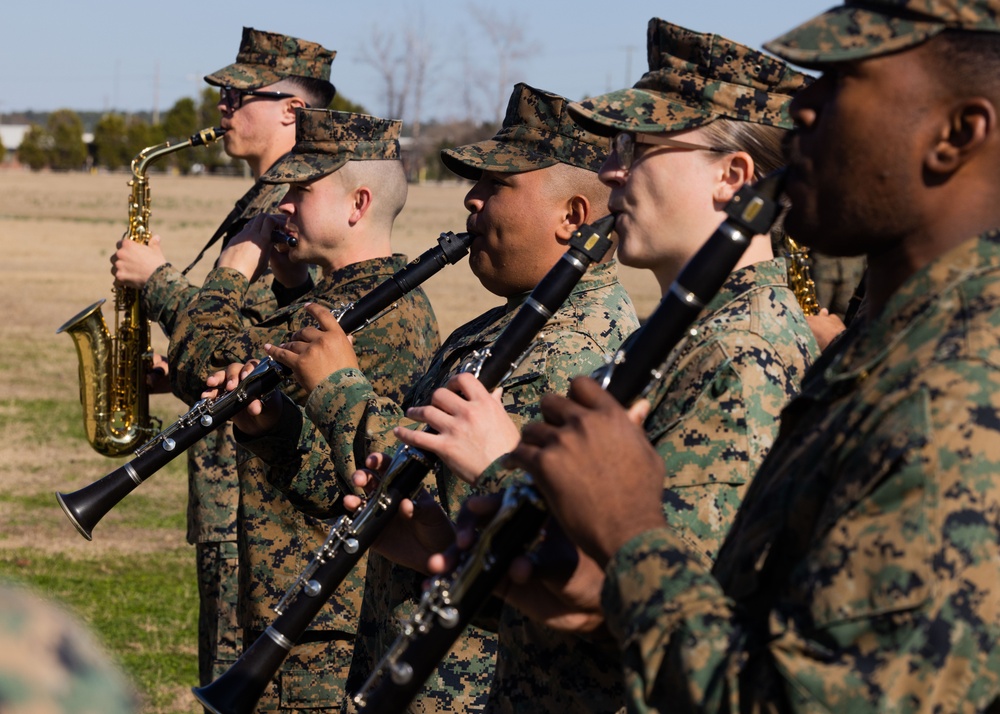 2d Marine Division 83rd birthday colors rededication ceremony