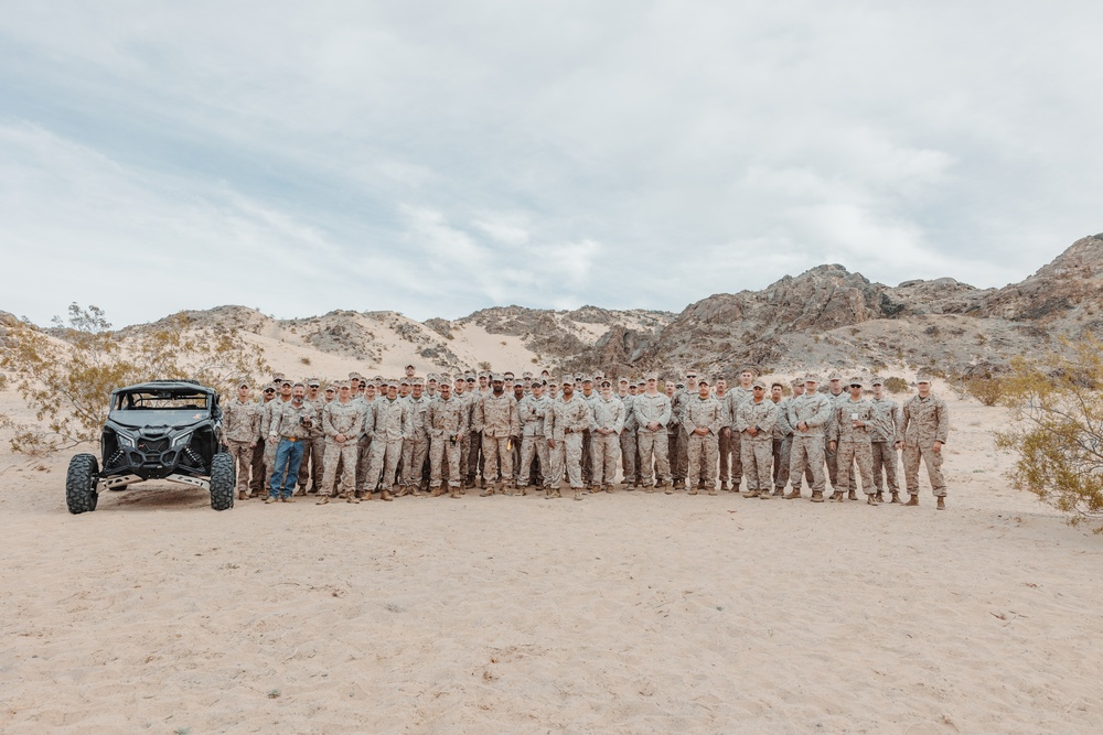 TTECG Marines commemorate the start of SLTE 2-24 with a group photo