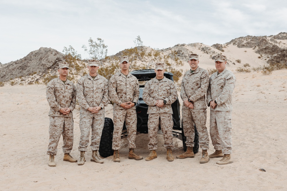 TTECG Marines commemorate the start of SLTE 2-24 with a group photo