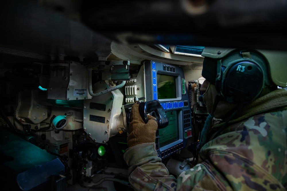 1st Battalion, 6th Infantry Regiment conducts M1M2 Gunnery Tables