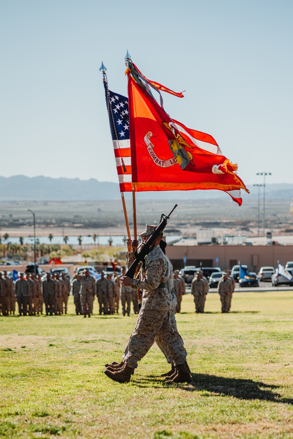 DVIDS - Images - CLB 7 Sgt. Maj. James Foster is relieved by Sgt. Maj ...