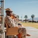 CLB 7 Sgt. Maj. James Foster is relieved by Sgt. Maj. Michael Allen during a relief and appointment ceremony