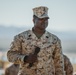 CLB 7 Sgt. Maj. James Foster is relieved by Sgt. Maj. Michael Allen during a relief and appointment ceremony