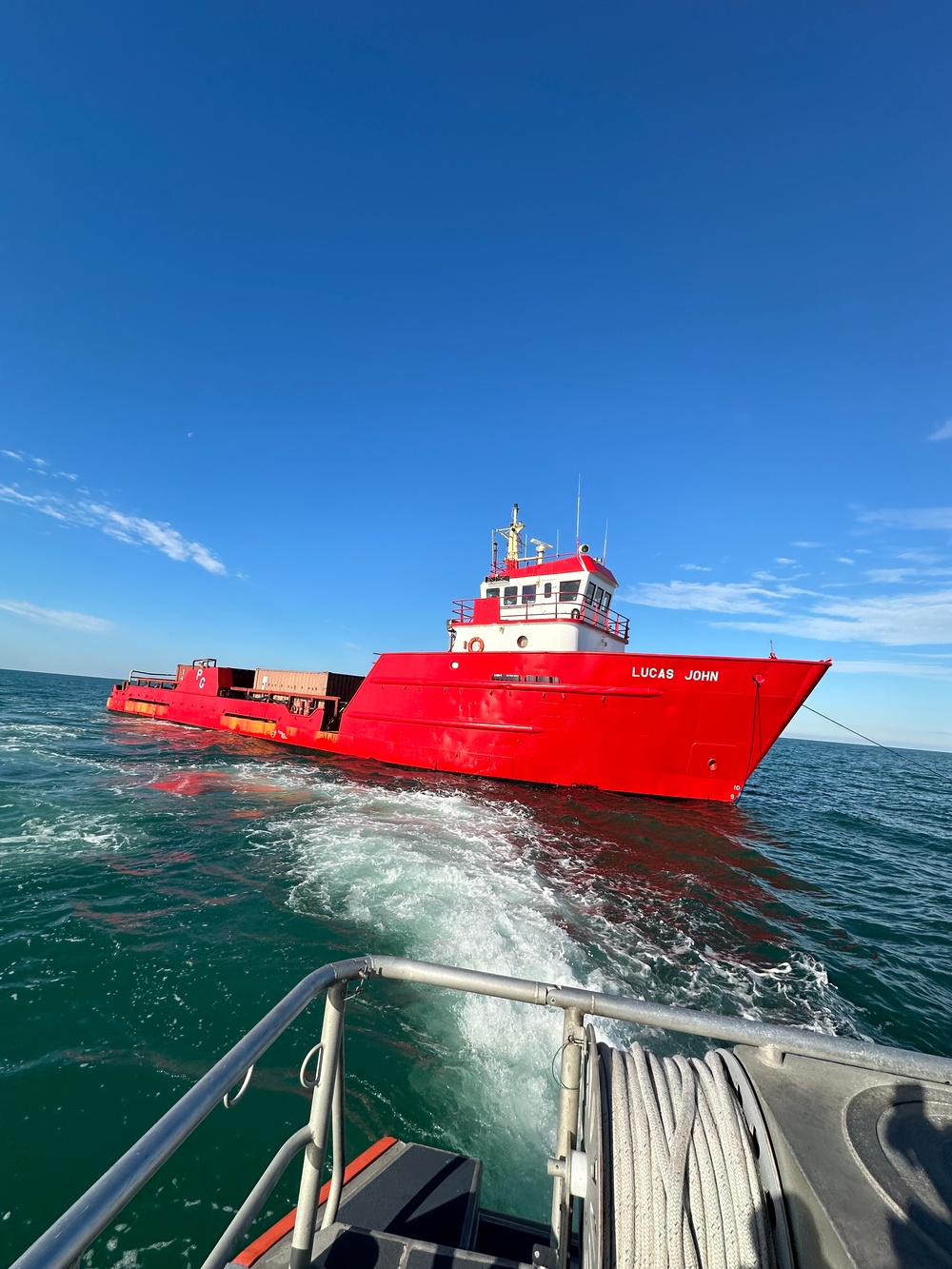 U.S. Coast Guard Station Cortez crew assists disabled vessel near Tampa, Fla.