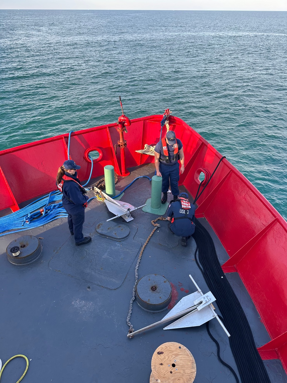 U.S. Coast Guard Station Cortez crew assists disabled vessel near Tampa, Fla.