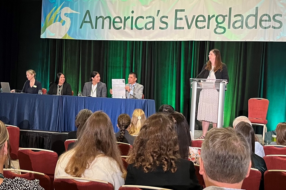 Jacksonville District, Deputy District Engineer for Programs and Project Management Howie Gonzales, Jr. was a panelist for the Western Everglades: Threats and Opportunities panel