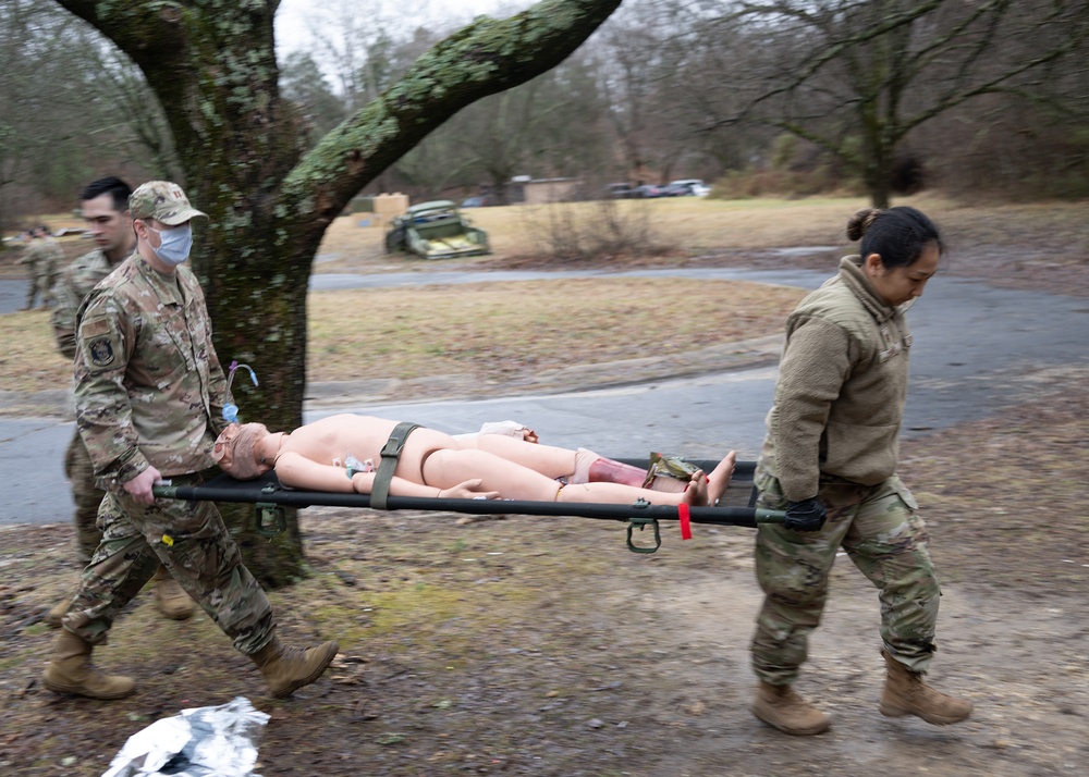 316th Medical Group takes off with new live-flight Tactical Combat Casualty Care training
