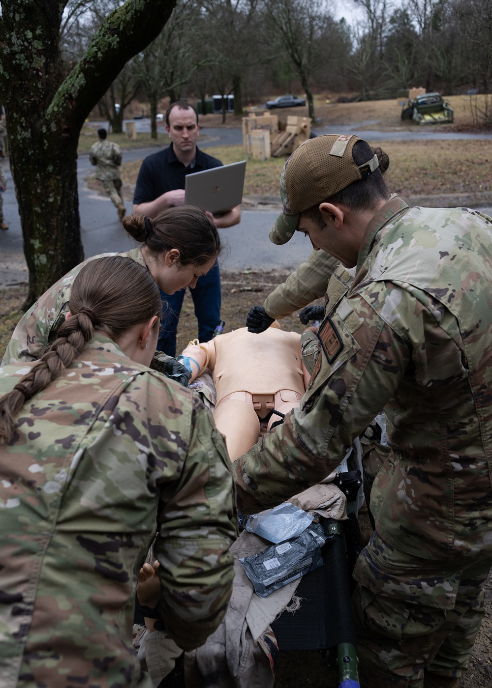 316th Medical Group takes off with new live-flight Tactical Combat Casualty Care training
