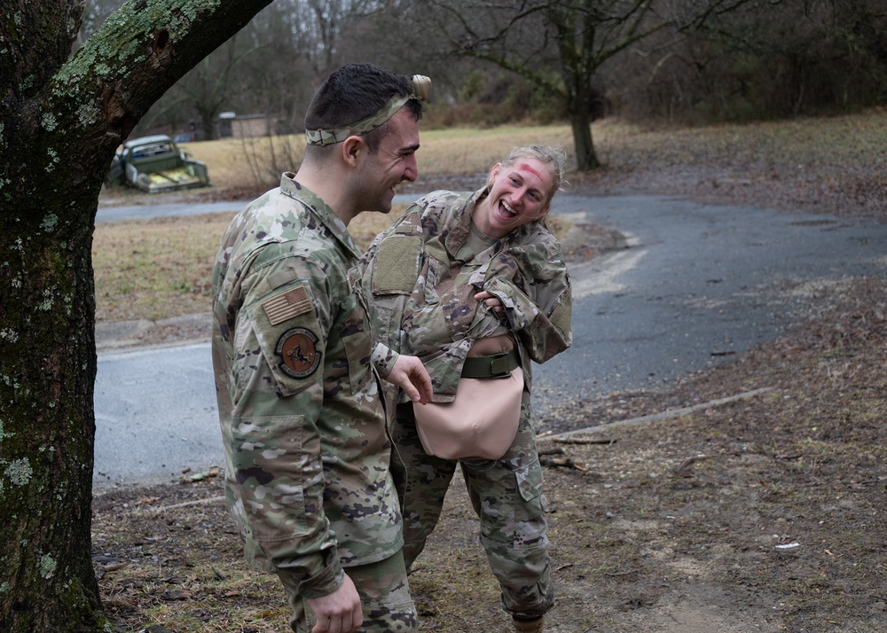316th Medical Group takes off with new live-flight Tactical Combat Casualty Care training