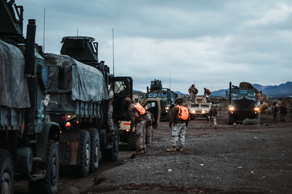 Units from across 1st Marine Division conduct tactical combat casualty care on simulated casualties during SLTE 2-25