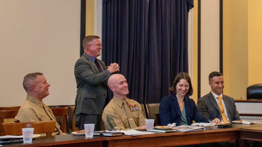 MCICOM Leadership Briefs Barracks 2030 to Congressional Staff