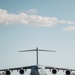 Marines with 3rd LAR load tactical vehicles onto Air Force C-17 Globemaster III cargo aircraft