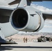 Marines with 3rd LAR load tactical vehicles onto Air Force C-17 Globemaster III cargo aircraft