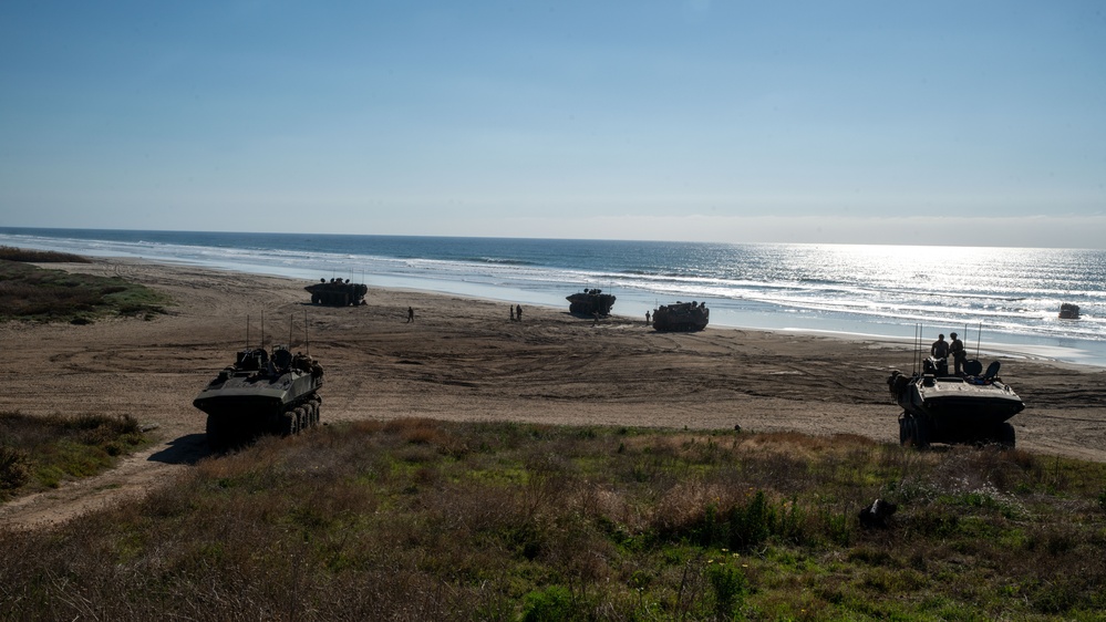 ACVs Conduct Amphibious Operations off USS Harpers Ferry During Integrated Training