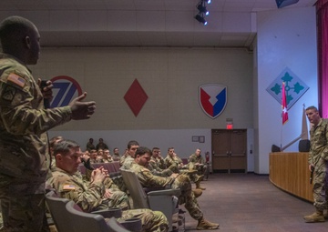 NETCOM Commander Briefs 4ID G6