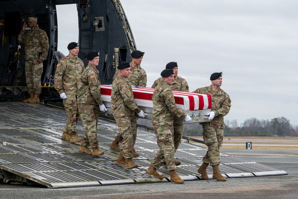 Army Sgt. Breonna A. Moffett honored in dignified transfer Feb. 2