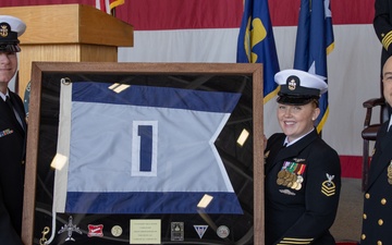 SCW-1 Holds Change of Command Ceremony
