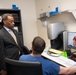 Dr. Woodson Tours David Grant Medical Center