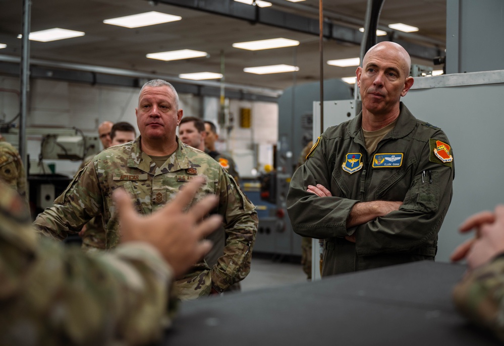 19th Air Force command team visits Luke AFB