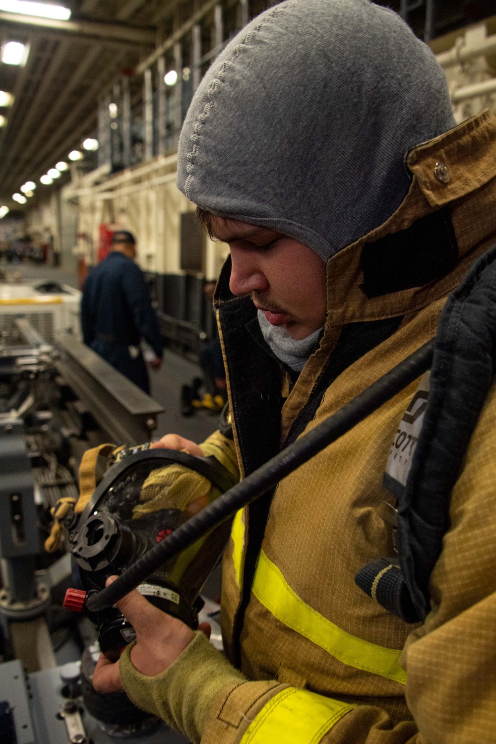 USS America Conducts a Damage Control Drill