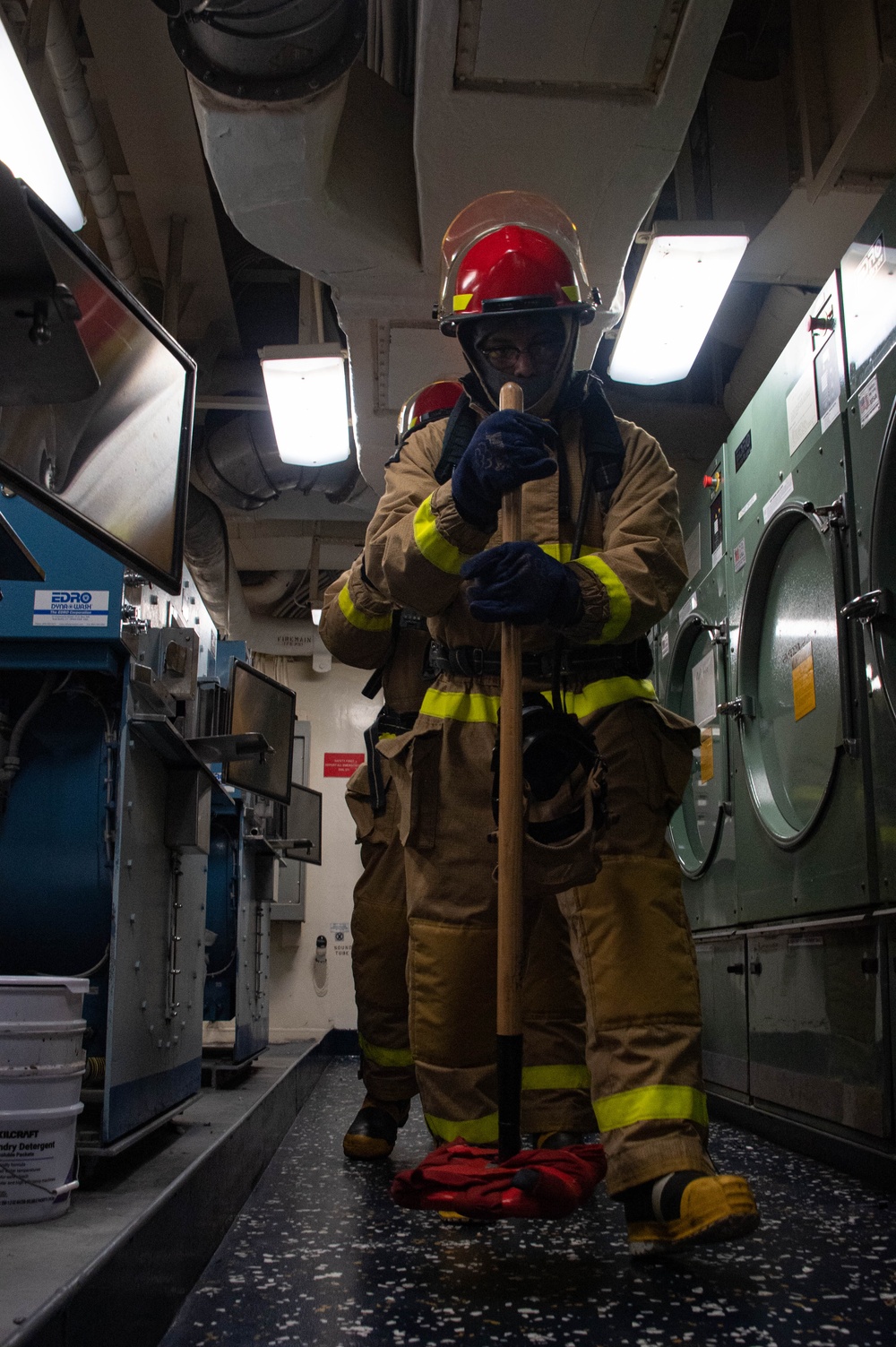 USS America Conducts a Damage Control Drill