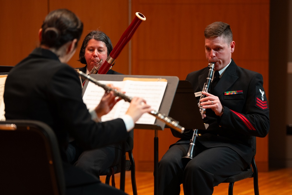 United States Navy Band at Kinder High School for the Performing and Visual Arts