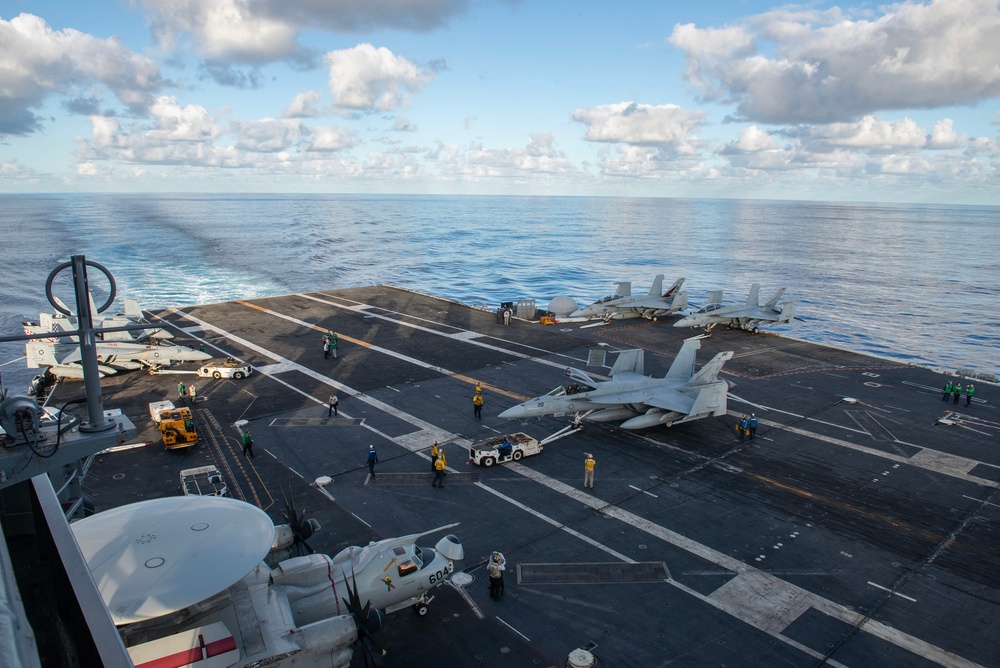 VFA-34 Memorial Ceremony Aboard Theodore Roosevelt