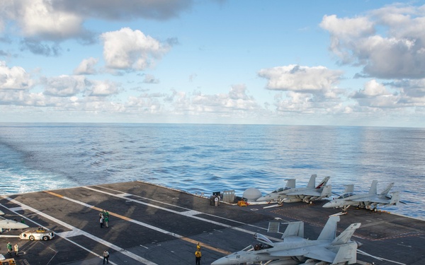 VFA-34 Memorial Ceremony Aboard Theodore Roosevelt