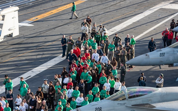 VFA-34 Memorial Ceremony Aboard Theodore Roosevelt