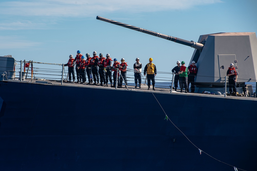 Theodore Roosevelt Conducts FAS with Daniel Inouye