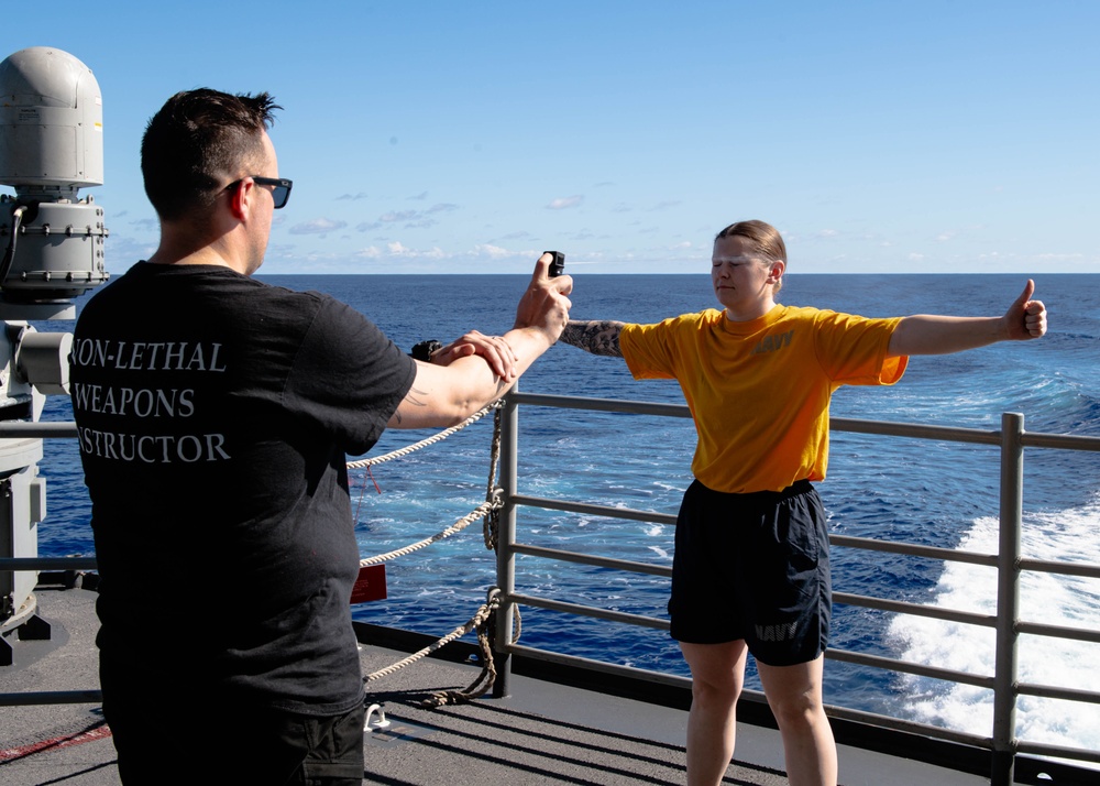 OC Spray Aboard Theodore Roosevelt