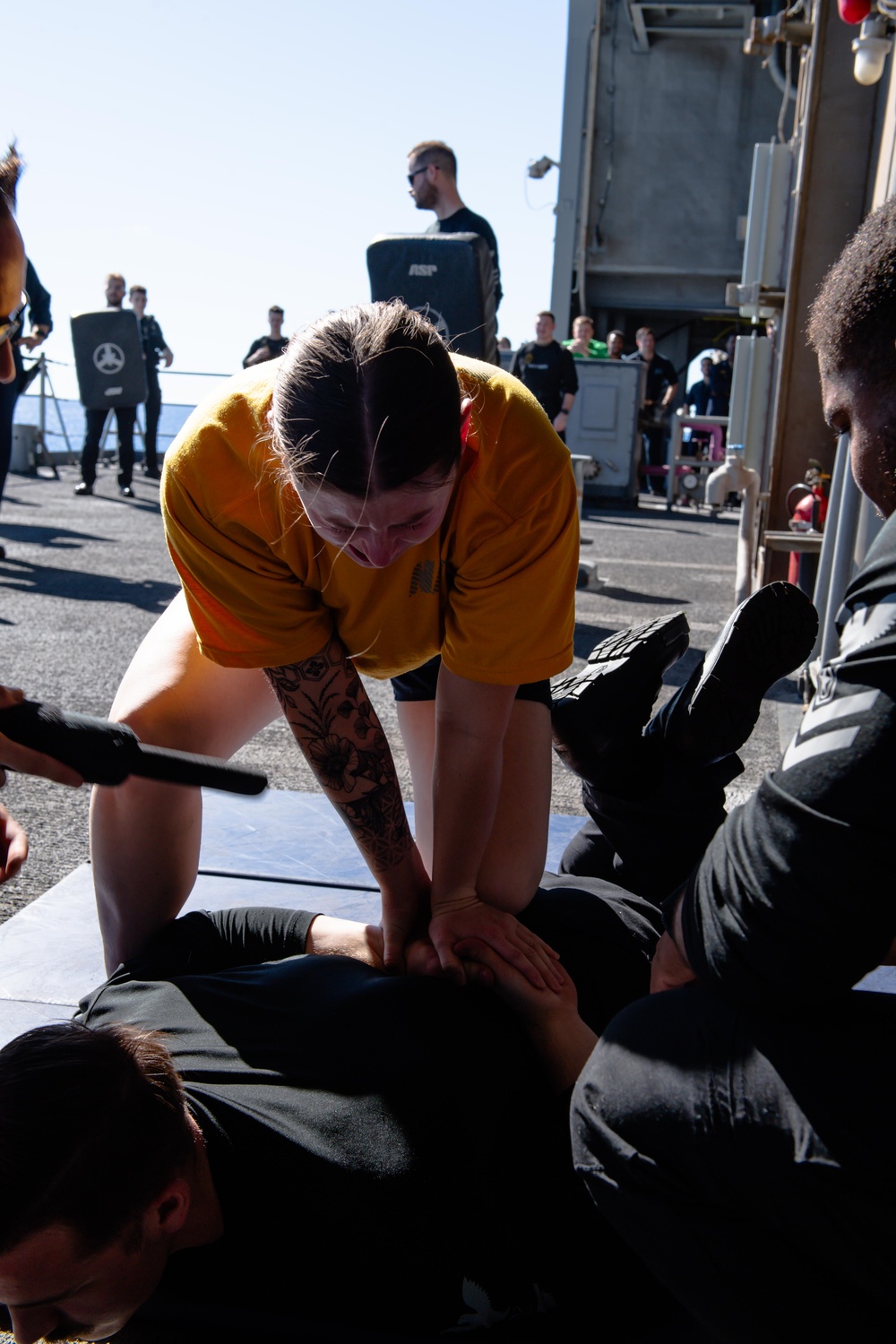 OC Spray Aboard Theodore Roosevelt
