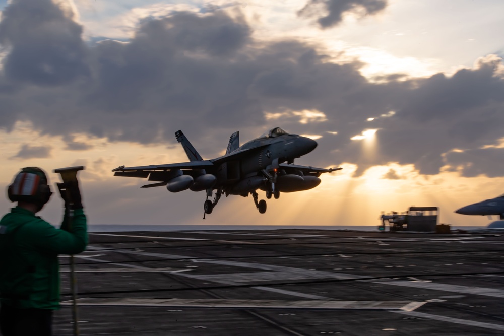 TR Flight Ops at Sunset