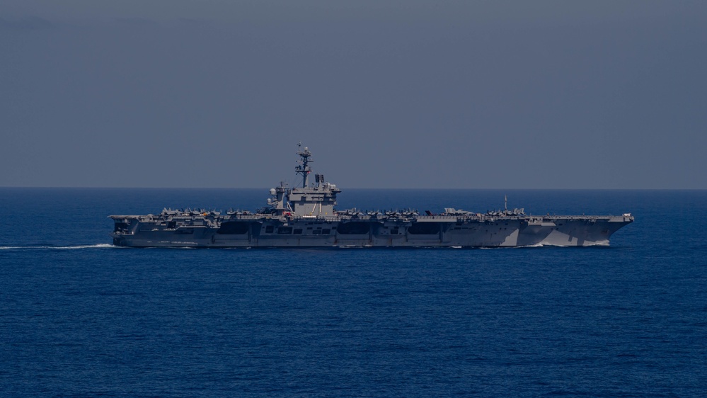 Theodore Roosevelt Transits Philippine Sea