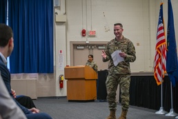 111th CES change of command ceremony