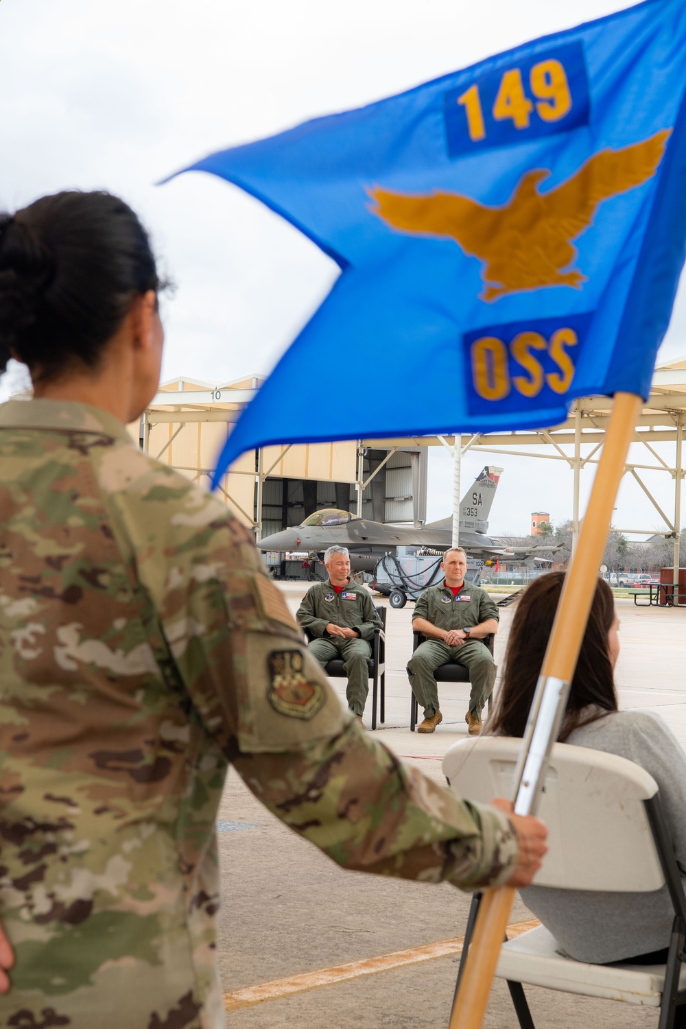 149th Operations Support Squadron Change of Command